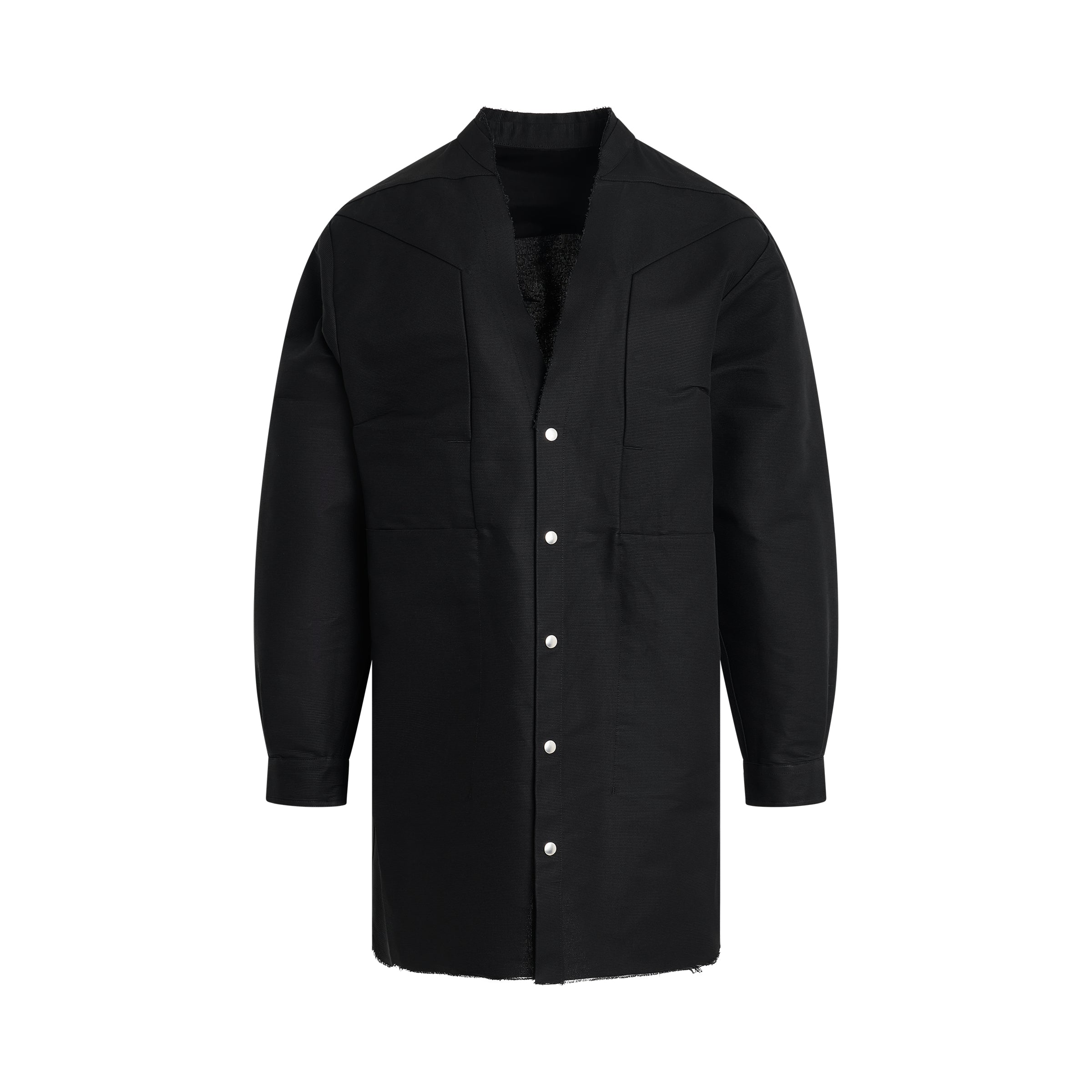 Strobe Jumbo Outershirt in Black