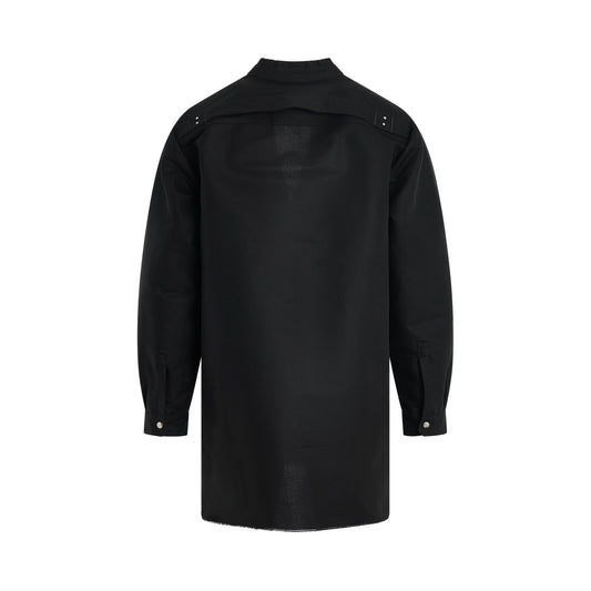 Strobe Jumbo Outershirt in Black