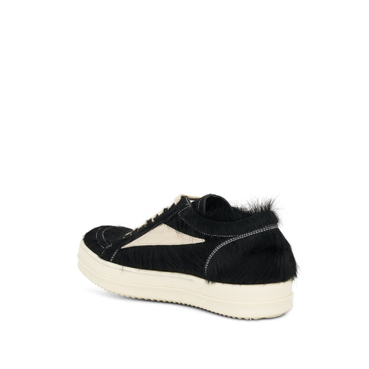 Vintage Fur Sneaker in Black/Milk