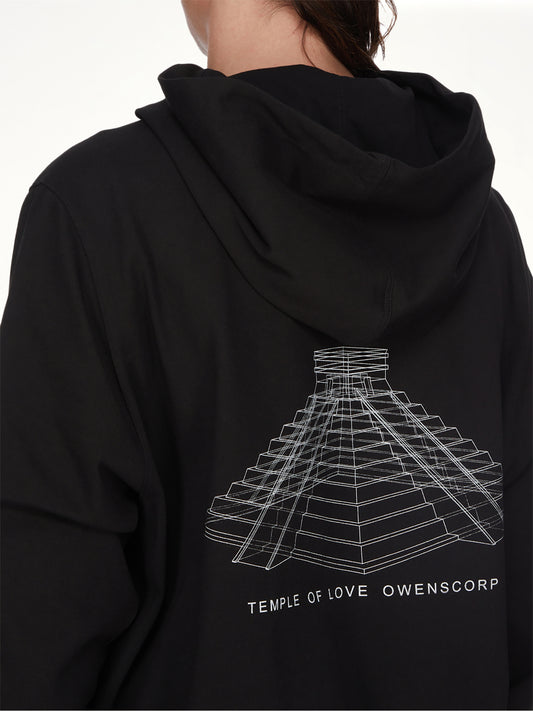 Pullover Hoodie in Black