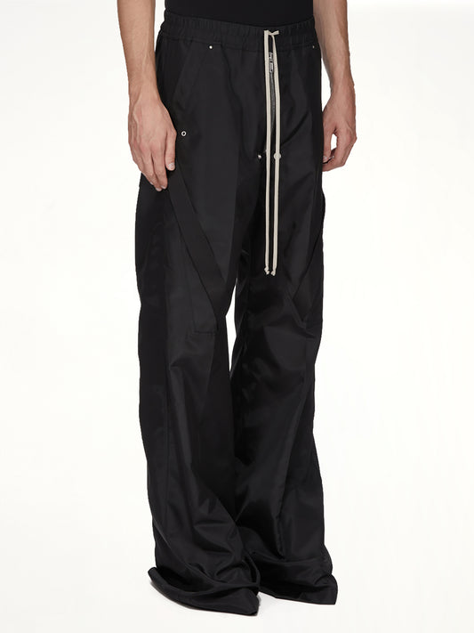Strapped Wide Bela Pants in Black