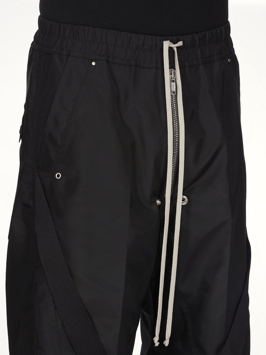 Strapped Wide Bela Pants in Black