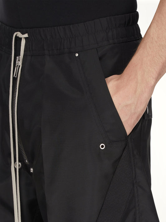Strapped Wide Bela Pants in Black