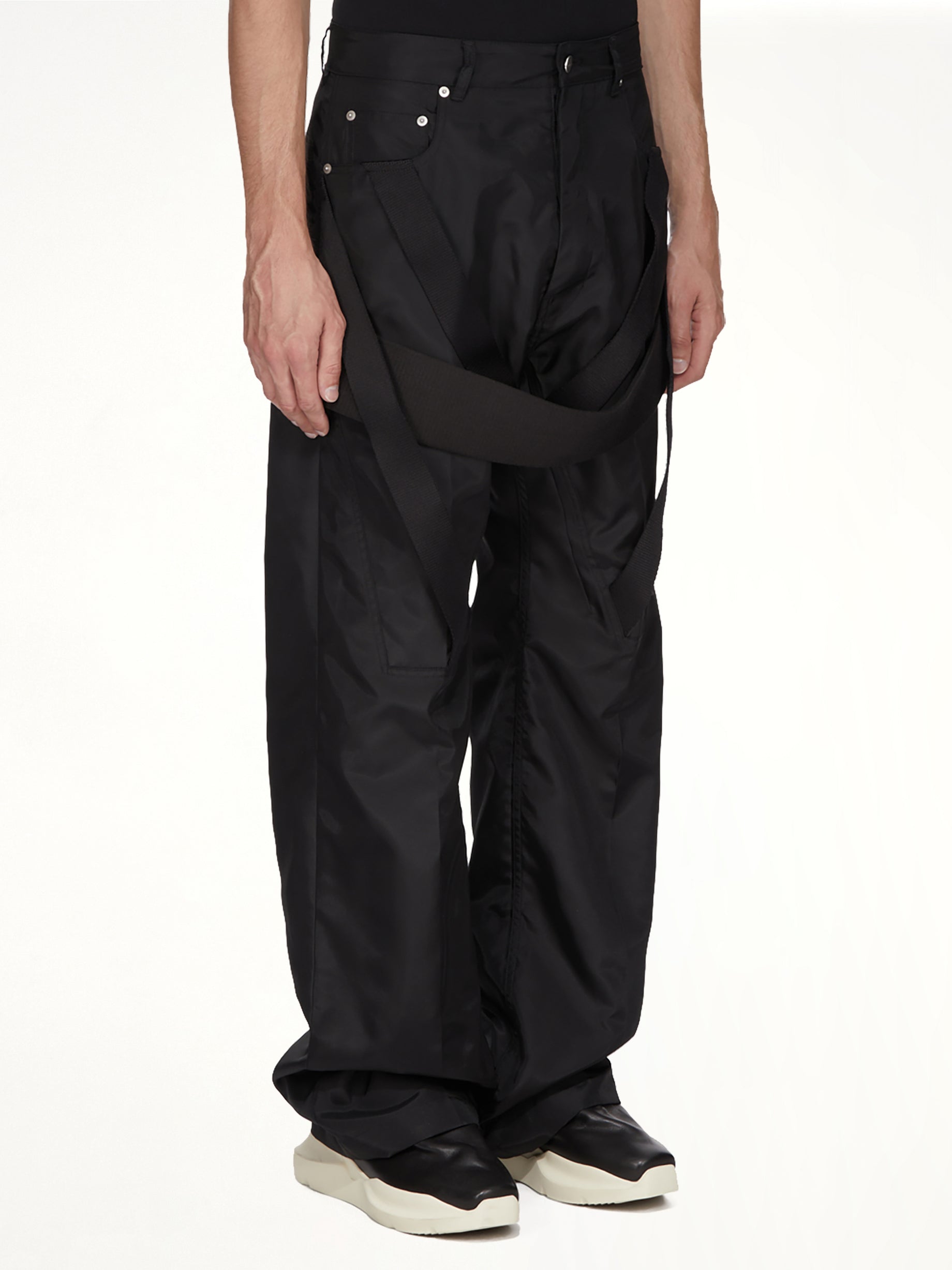 RICK OWENS Megastrapped Geth in Black Side View from MARAIS