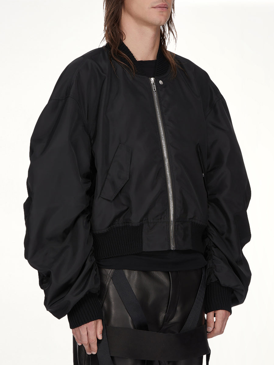 Secchia Flight Jacket in Black