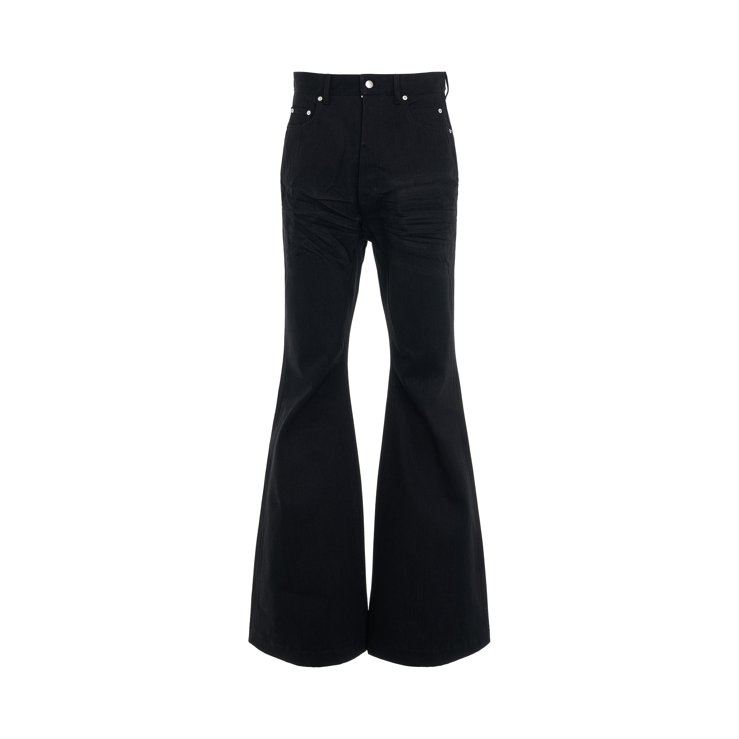 RICK OWENS Bolan Bootcut Jeans in Black – MARAIS