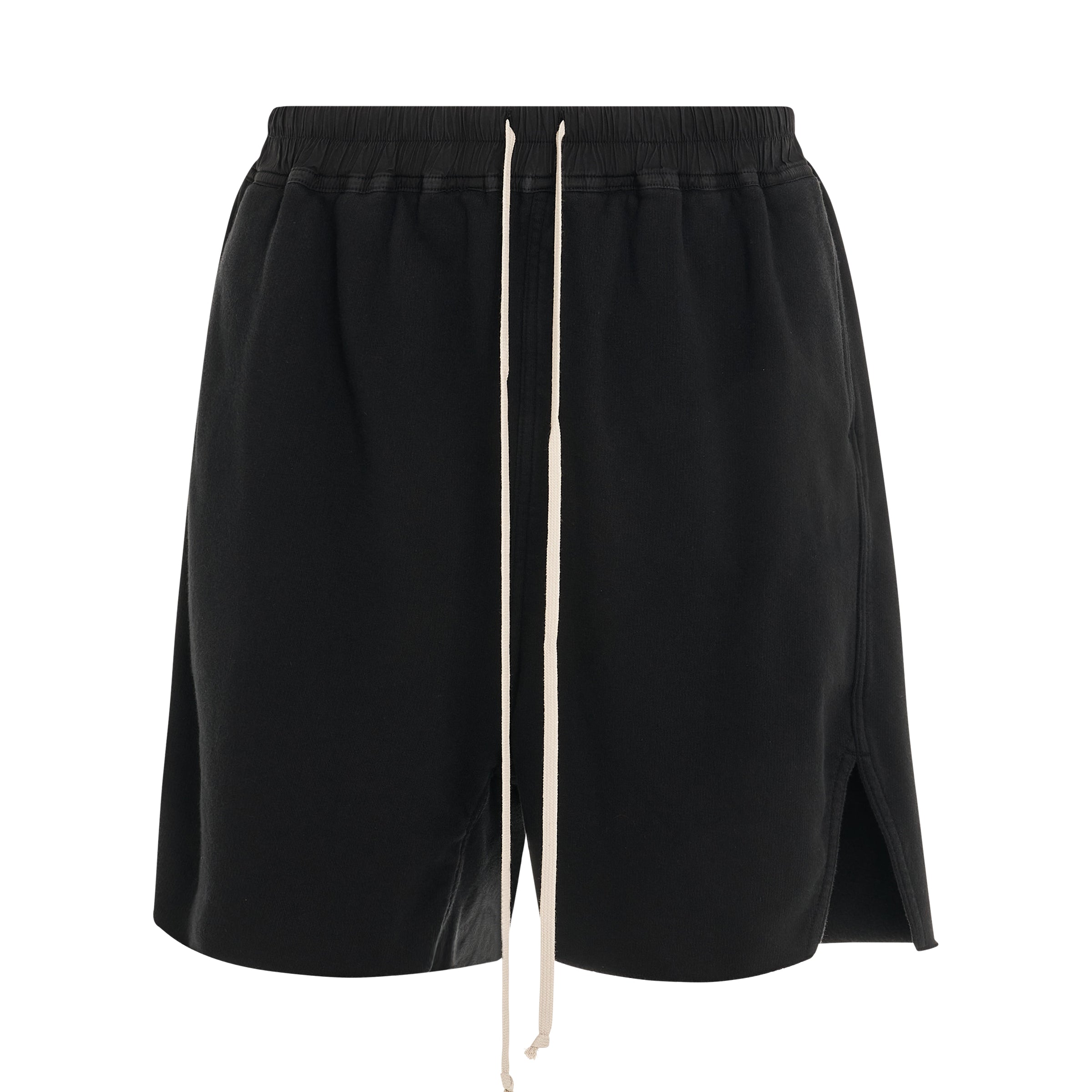 Pronged Boxers Sweat Shorts in Black