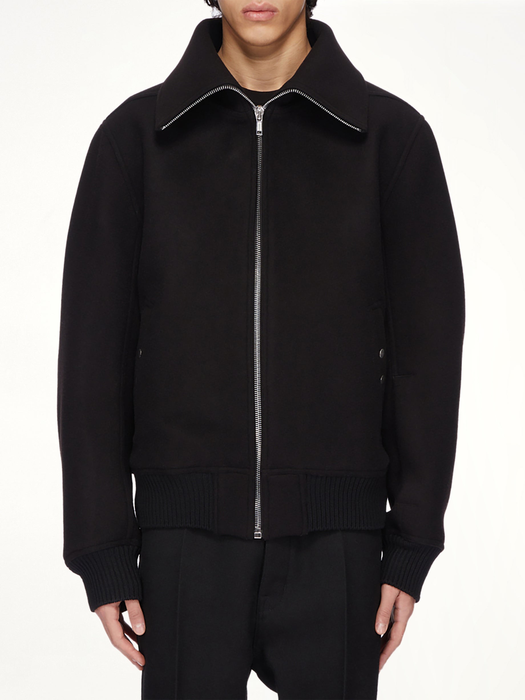 Dracucollar Jacket in Black