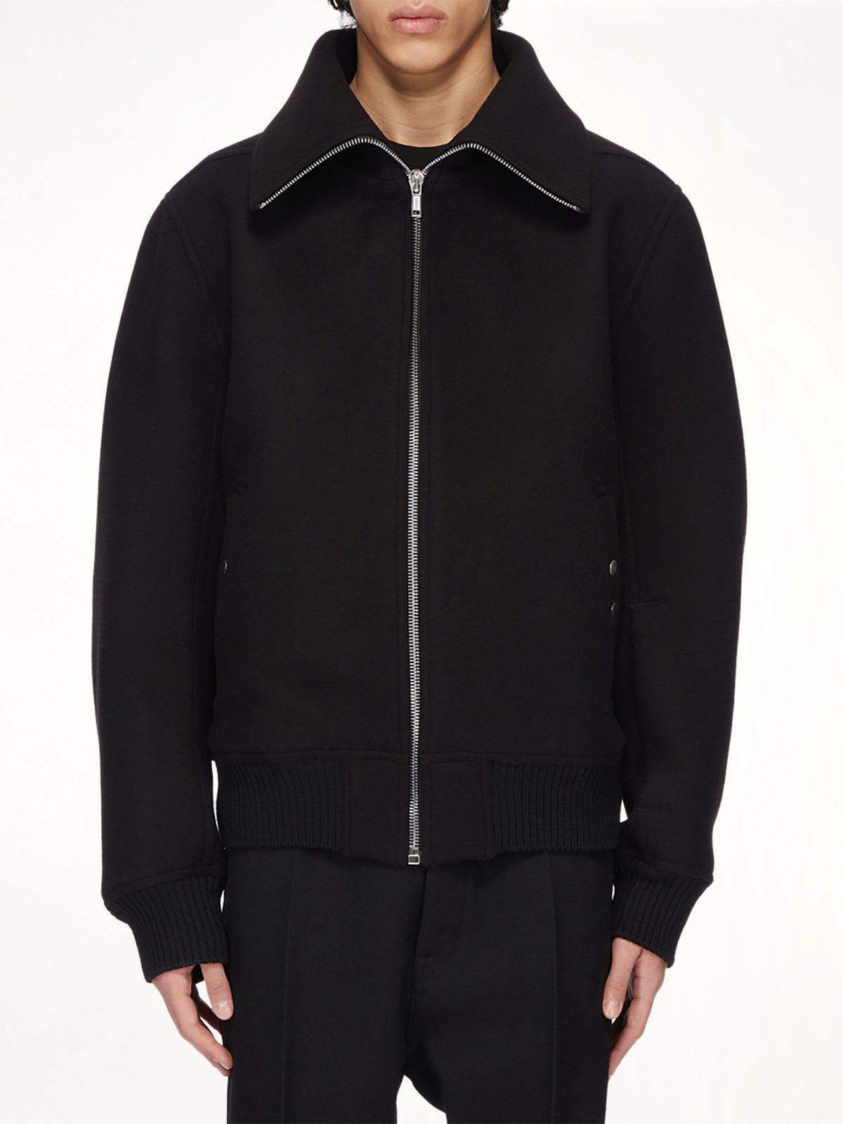 Dracucollar Jacket in Black