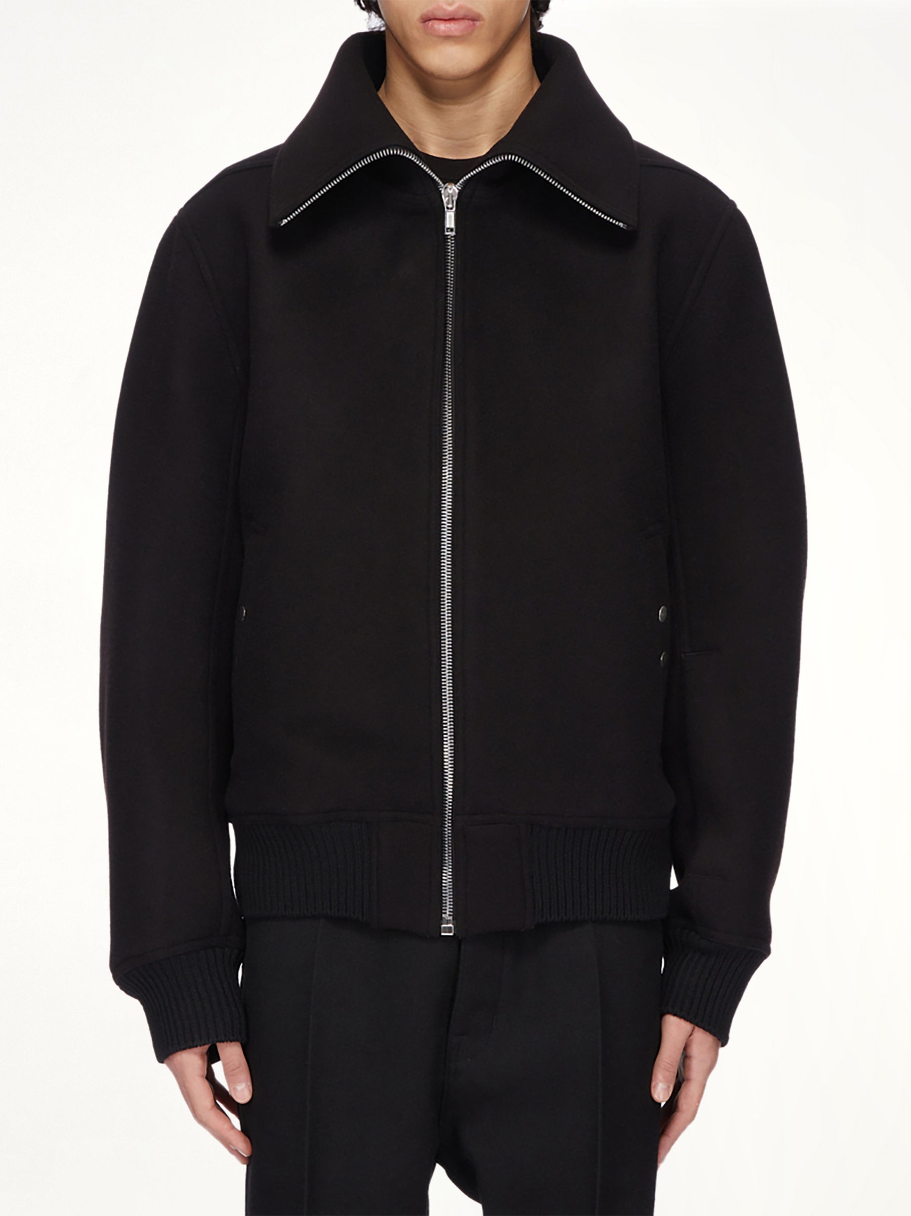 Dracucollar Jacket in Black