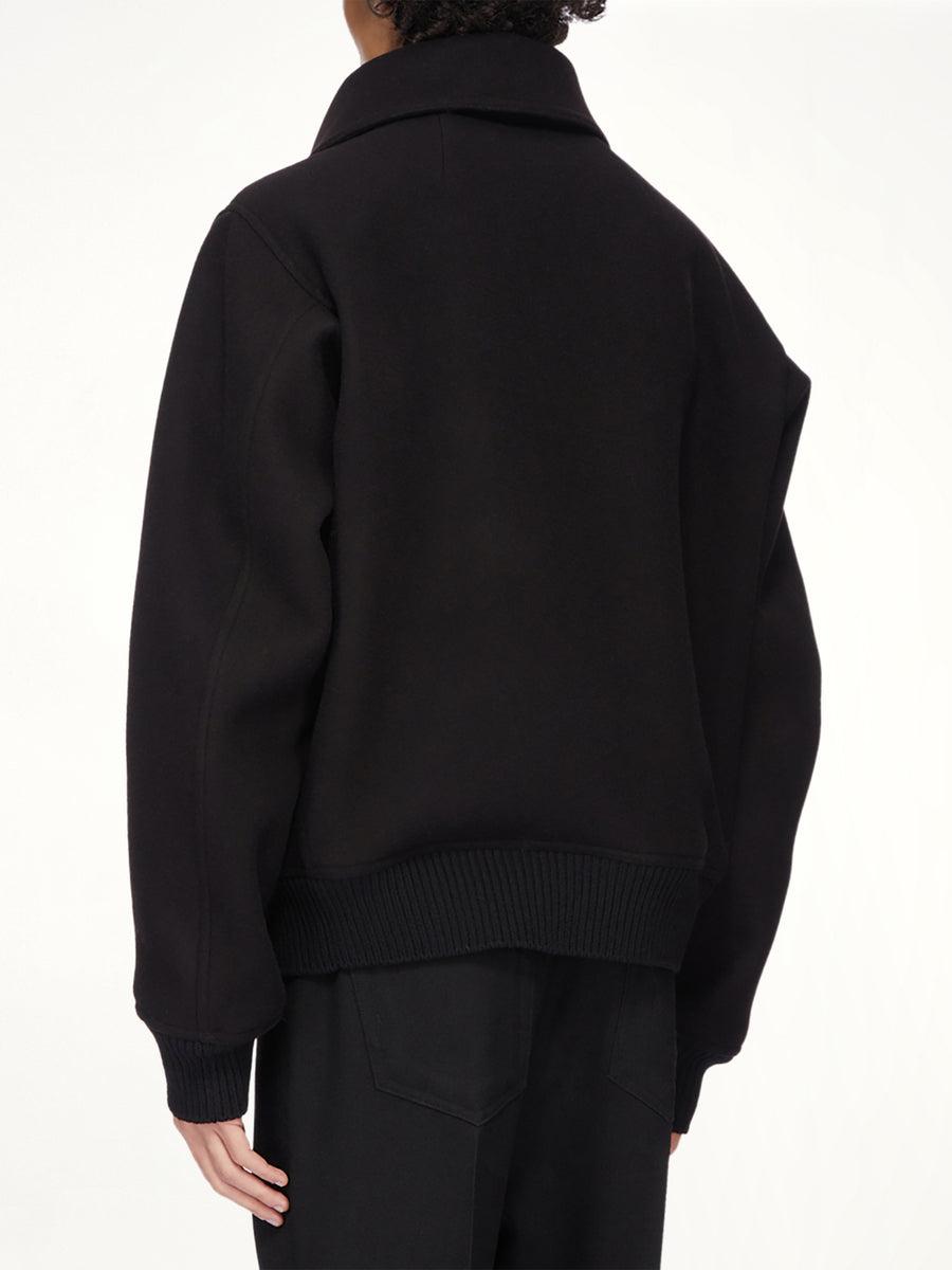 Dracucollar Jacket in Black