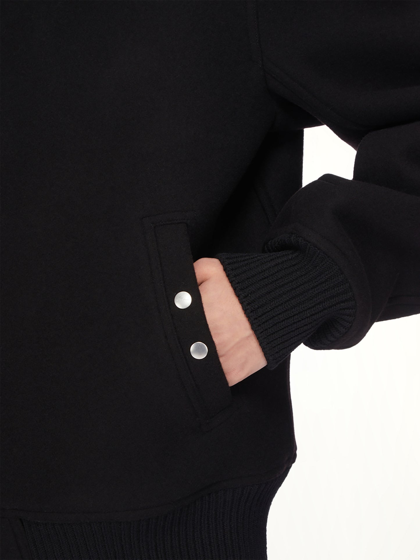 Dracucollar Jacket in Black