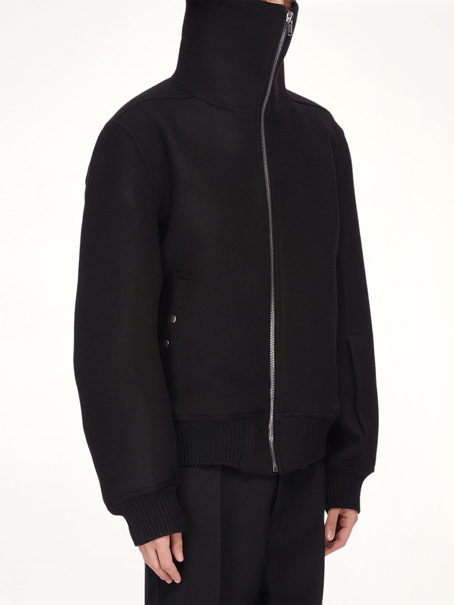 Dracucollar Jacket in Black