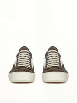 Vintage Sneaks in Indigo/Milk/Milk Back View | RICK OWENS
