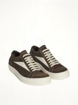 Vintage Sneaks in Indigo/Milk/Milk Front View | RICK OWENS