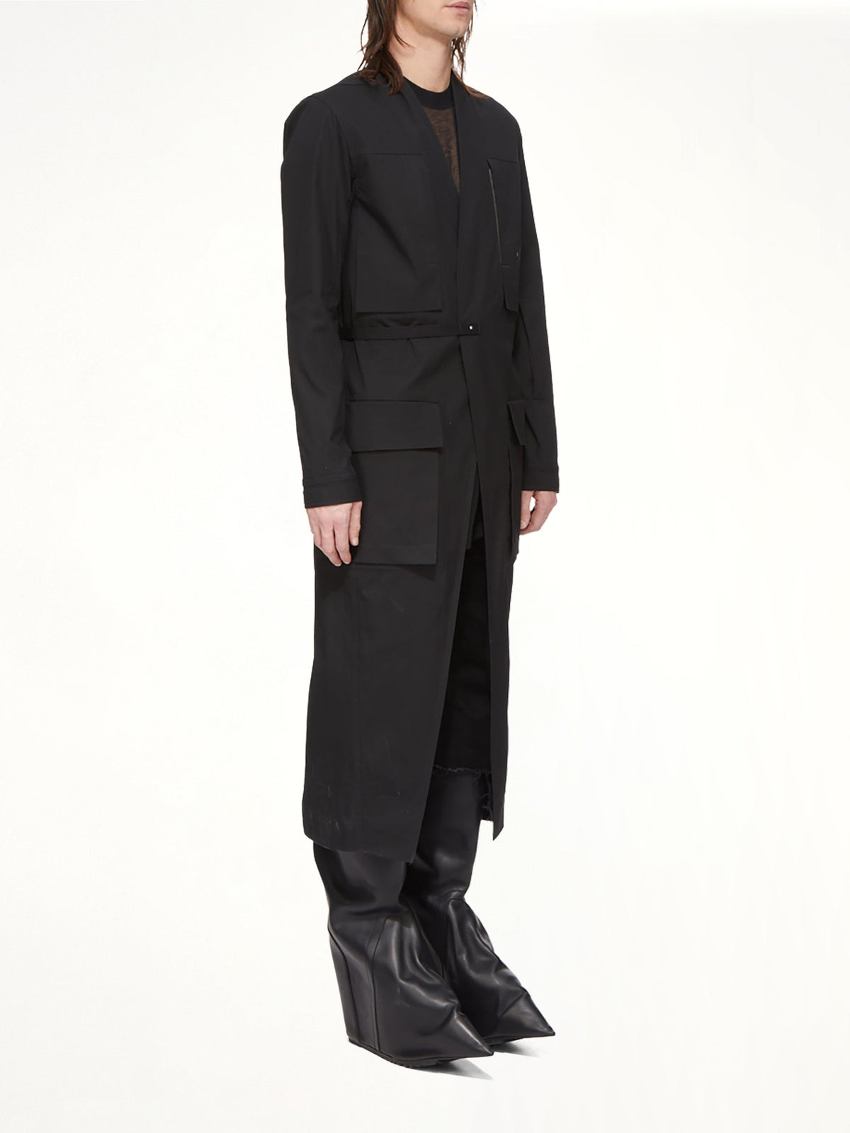 Lab Coat in Black