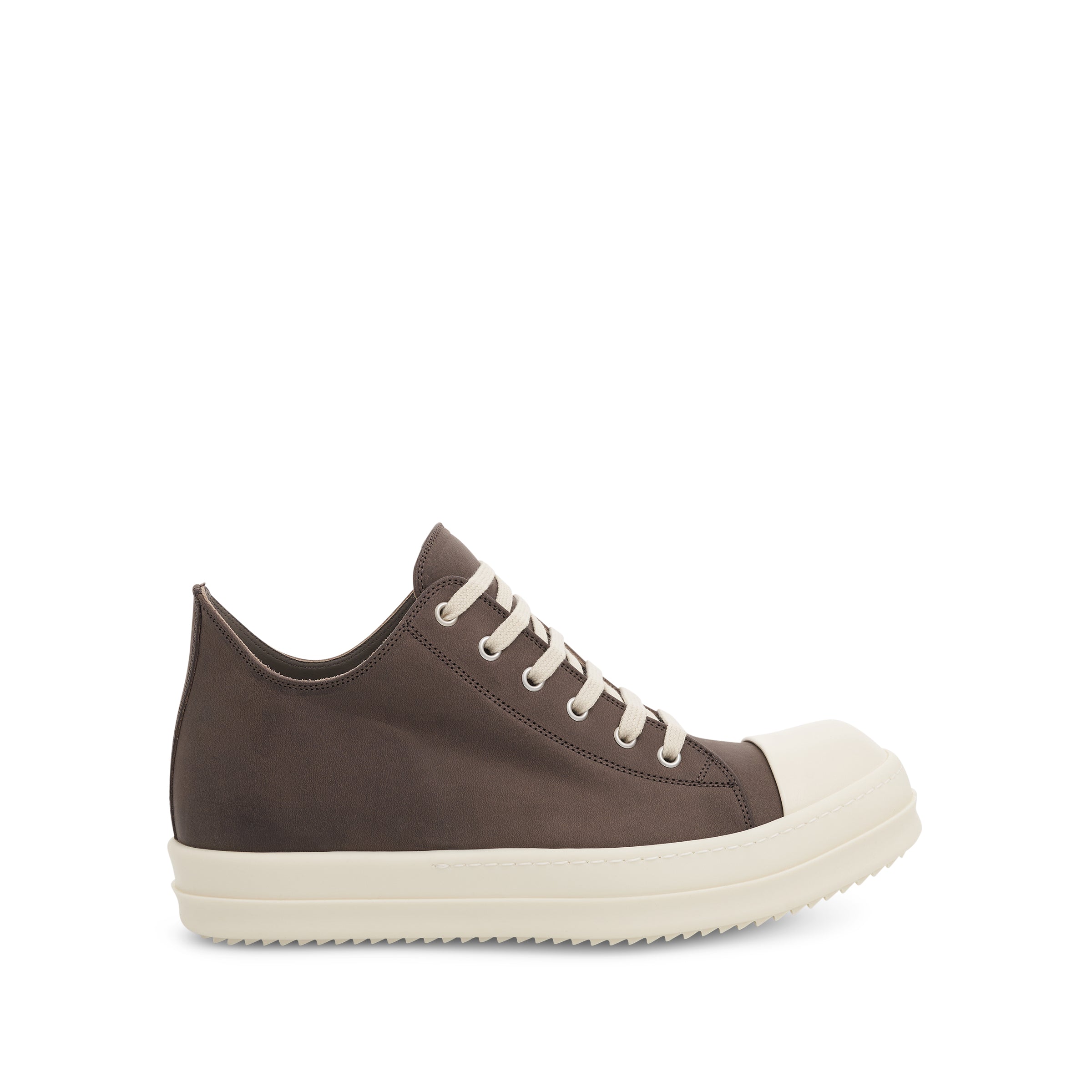 EDFU Low Leather Sneakers in Dust/Milk