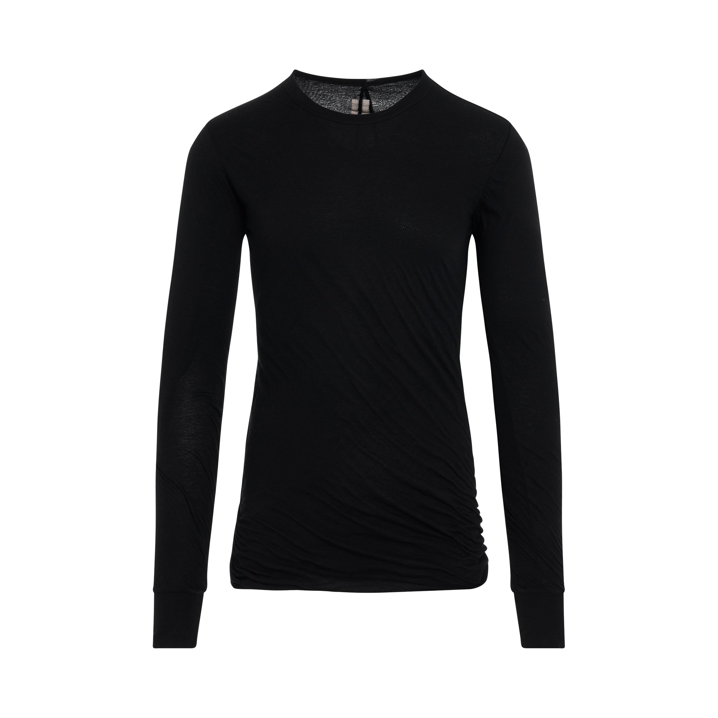 Double Long Sleeve T-Shirt in Black