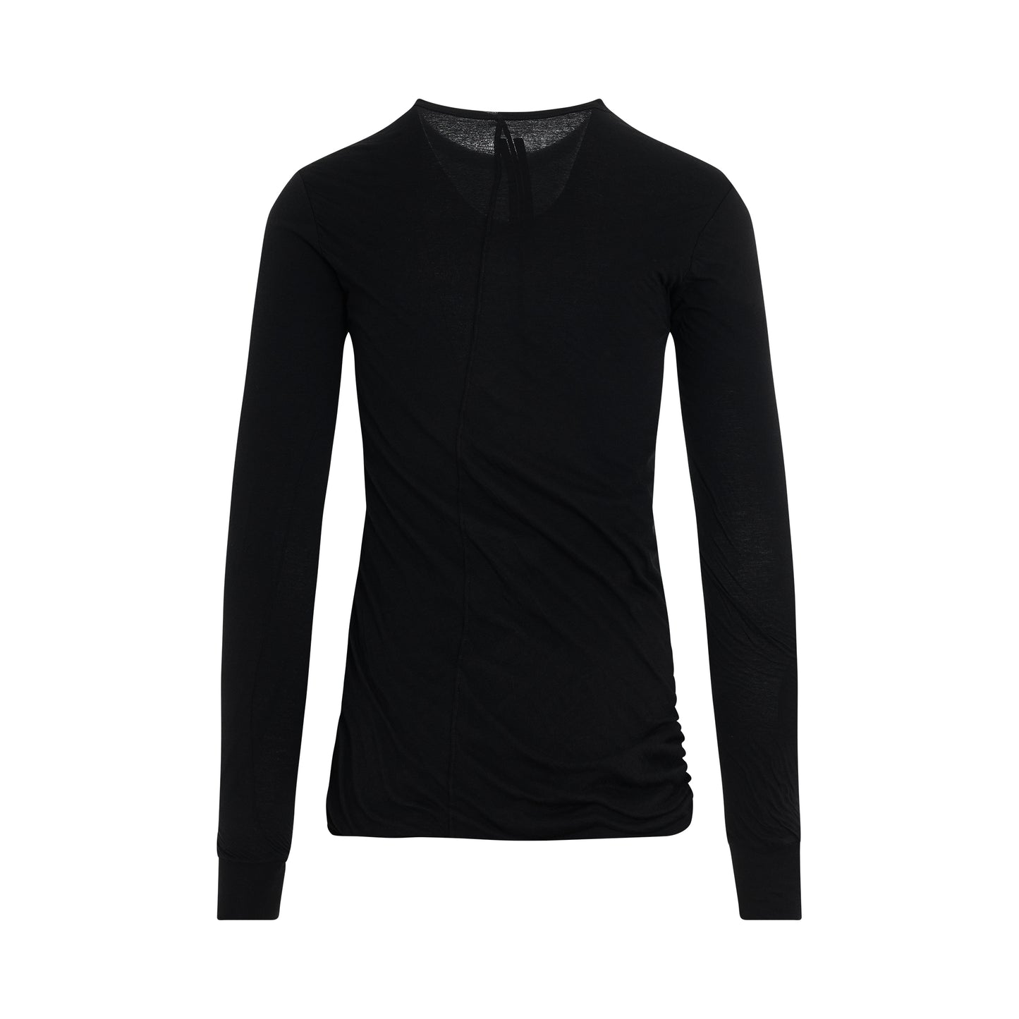 Double Long Sleeve T-Shirt in Black