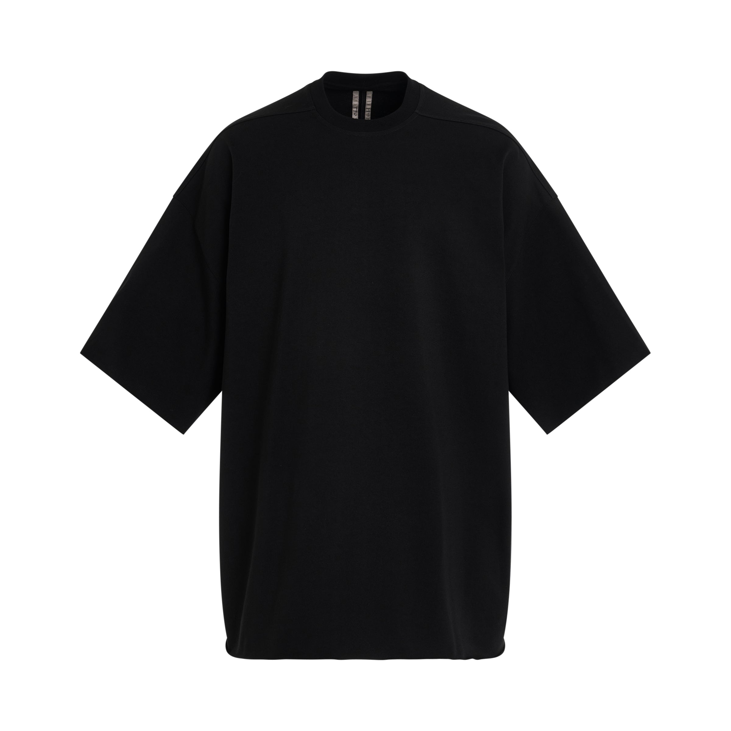 Heavy Jersey Tommy T-Shirt in Black