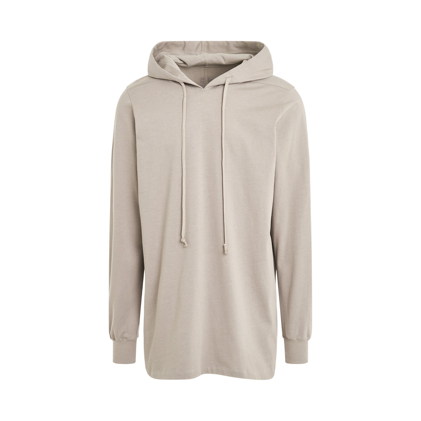 Drawstring Long Hoodie in Pearl