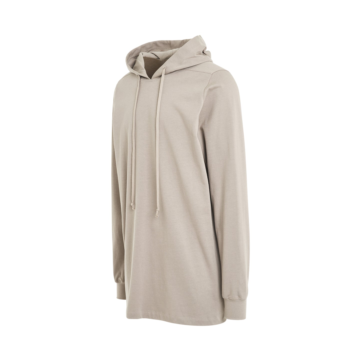 Drawstring Long Hoodie in Pearl