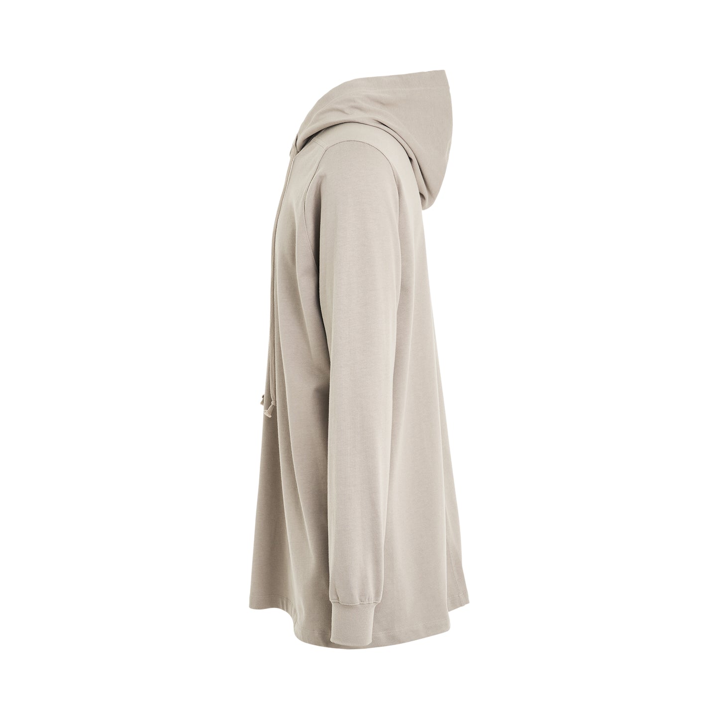 Drawstring Long Hoodie in Pearl