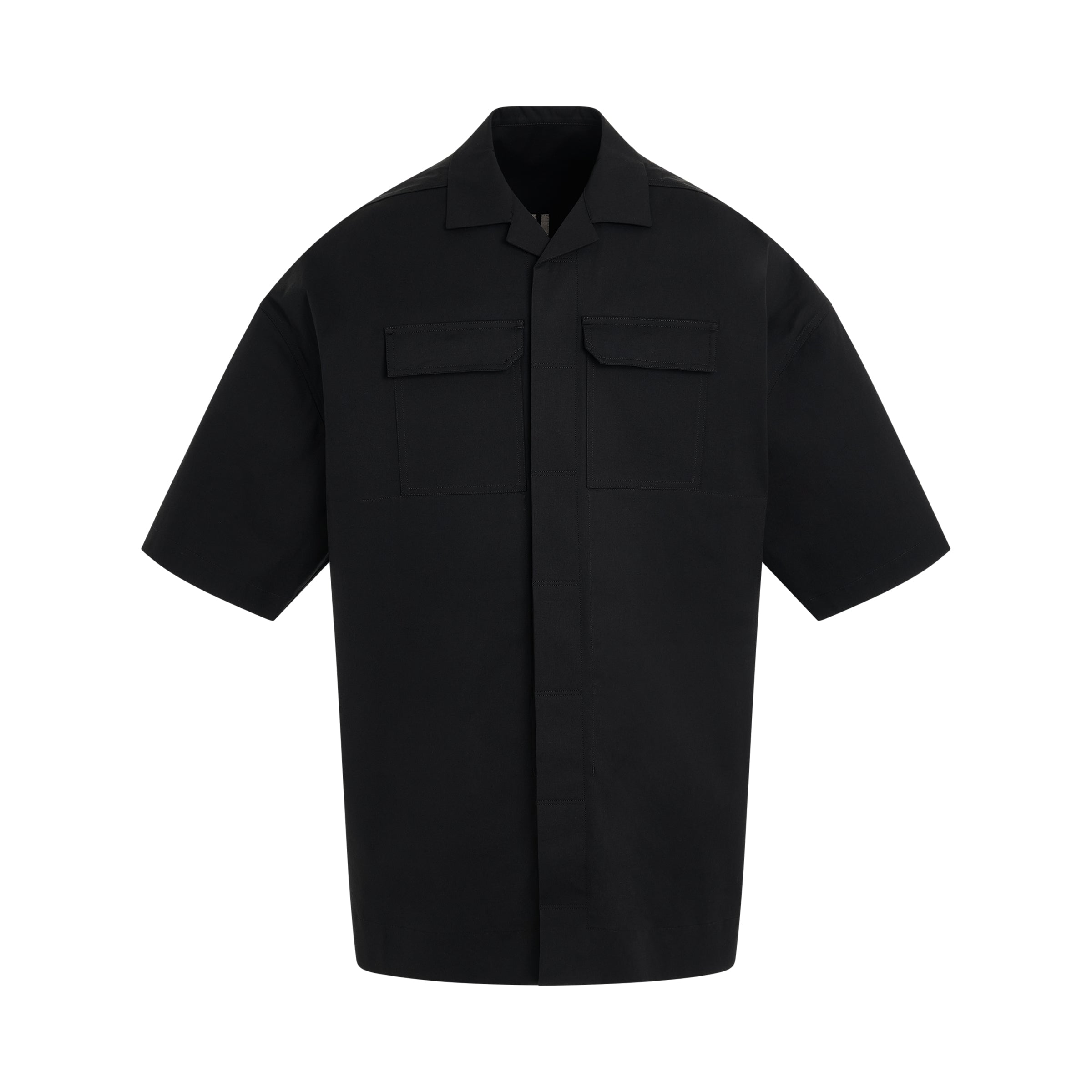 Heavy Cotton Magnum Tommy Shirt in Black