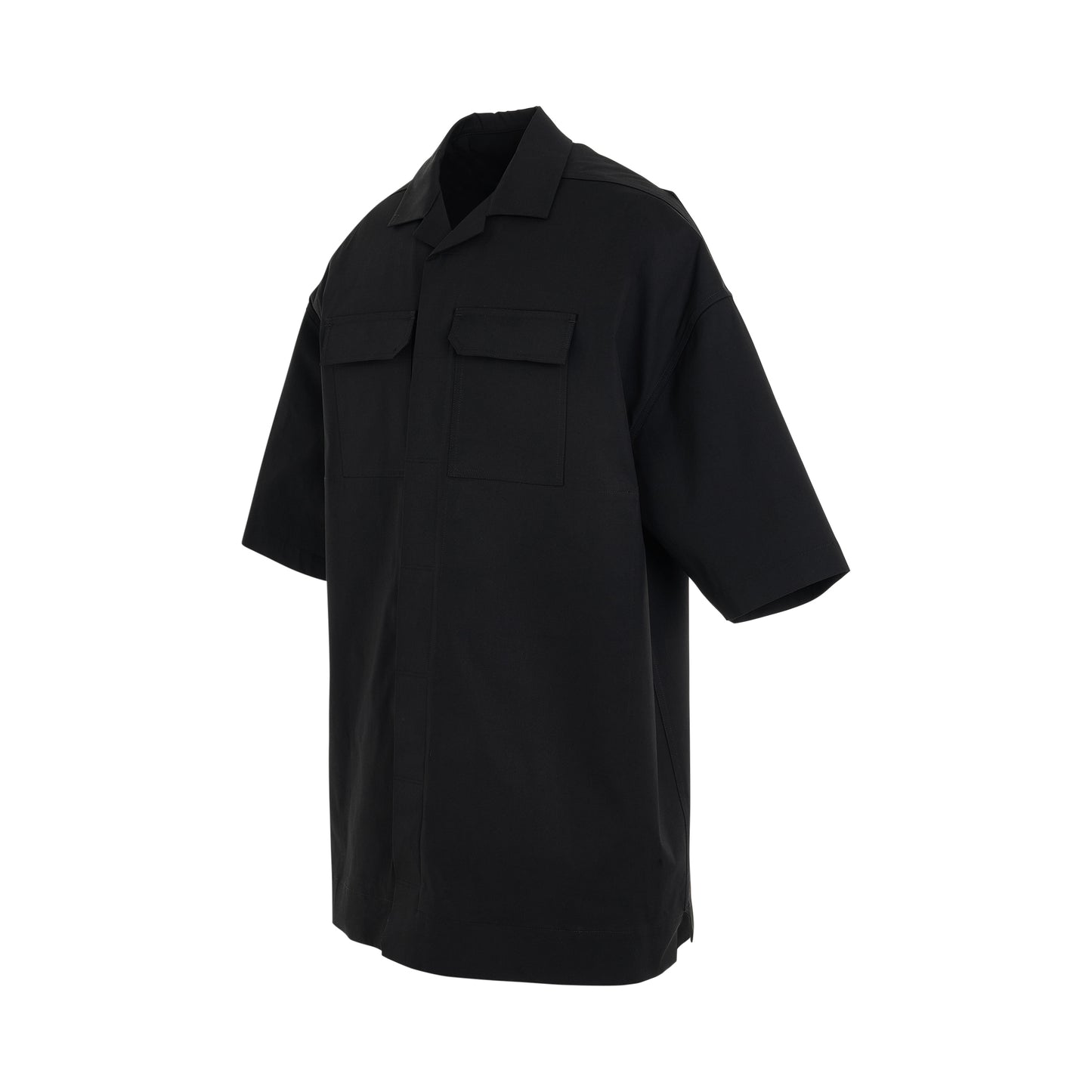 Heavy Cotton Magnum Tommy Shirt in Black