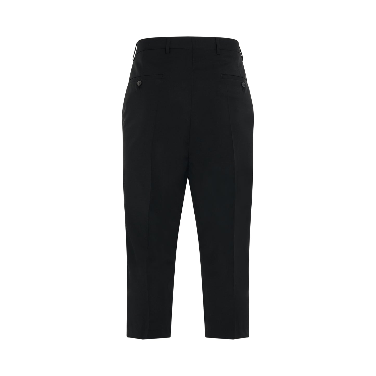 Light Wool Astaires Cropped Pants in Black