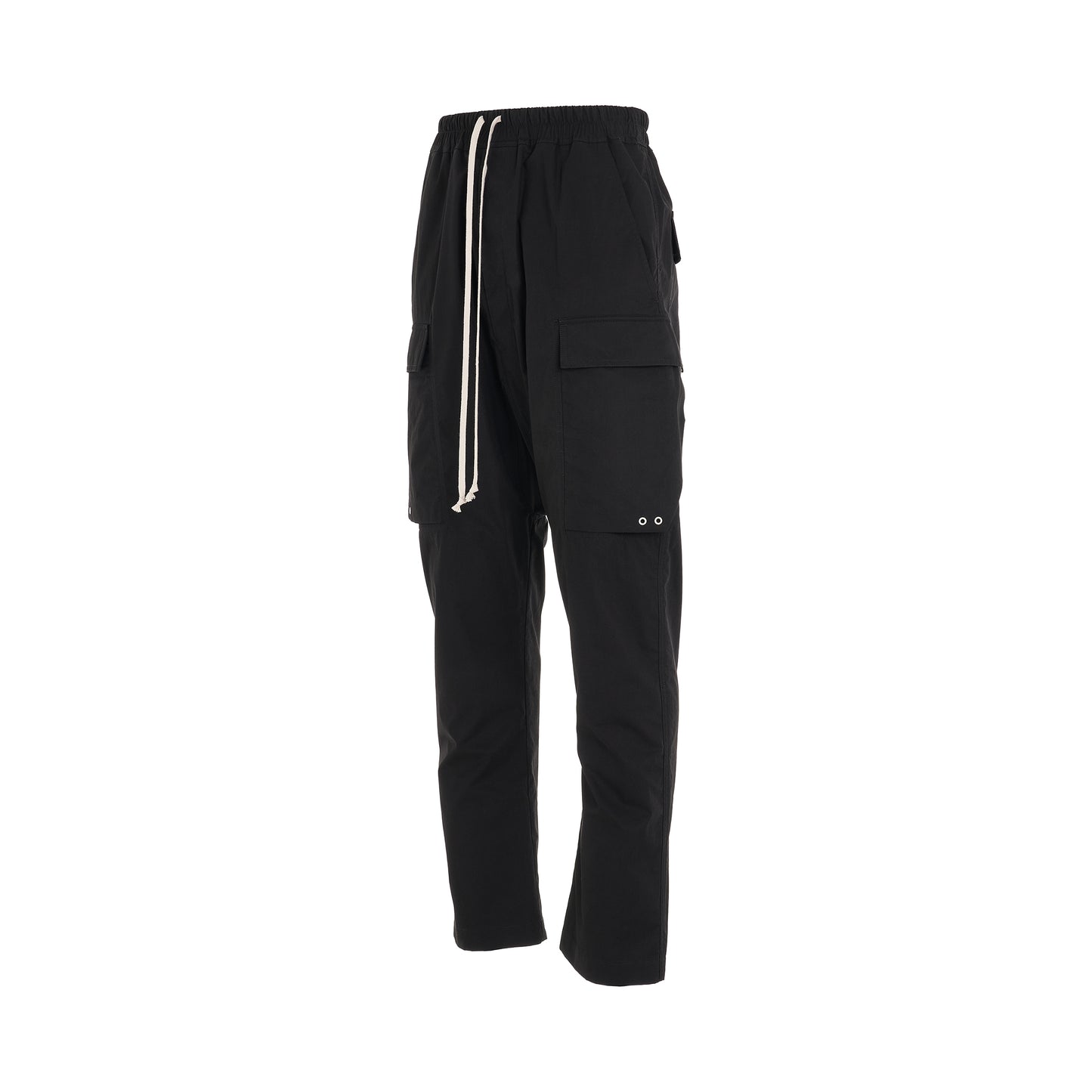 Men Cargo Long Pants in Black