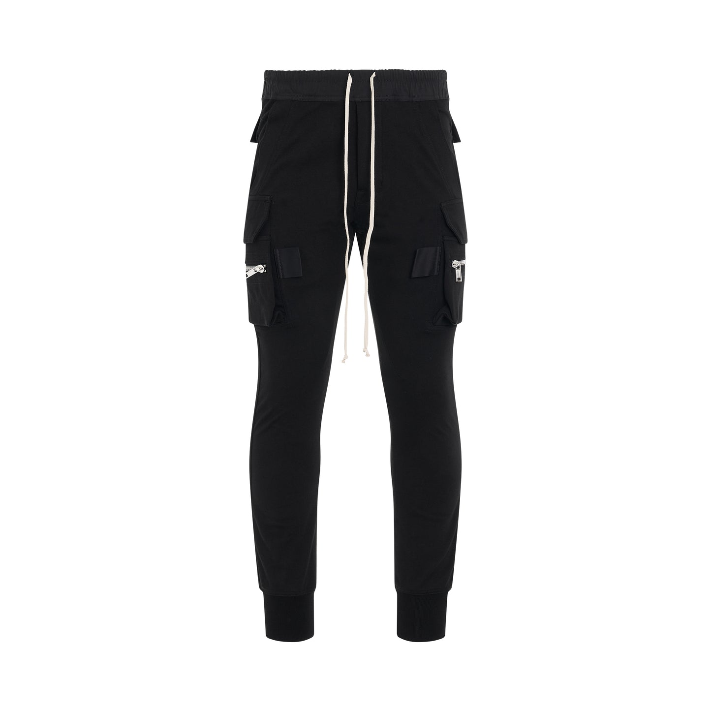 Heavy Jersey Mastodon Cargo Pants in Black