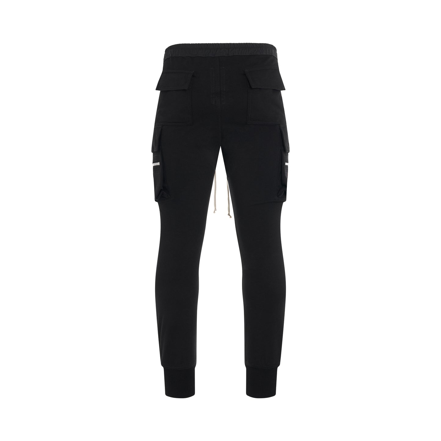 Heavy Jersey Mastodon Cargo Pants in Black