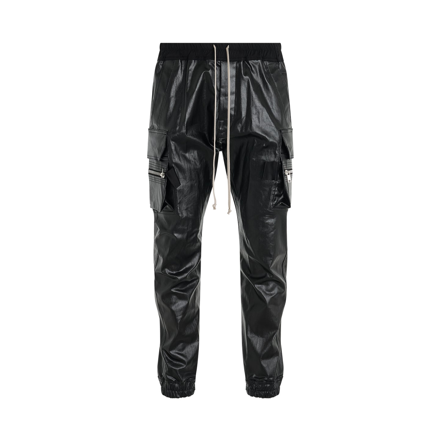 Mastodon Cargo Denim Pants in Black