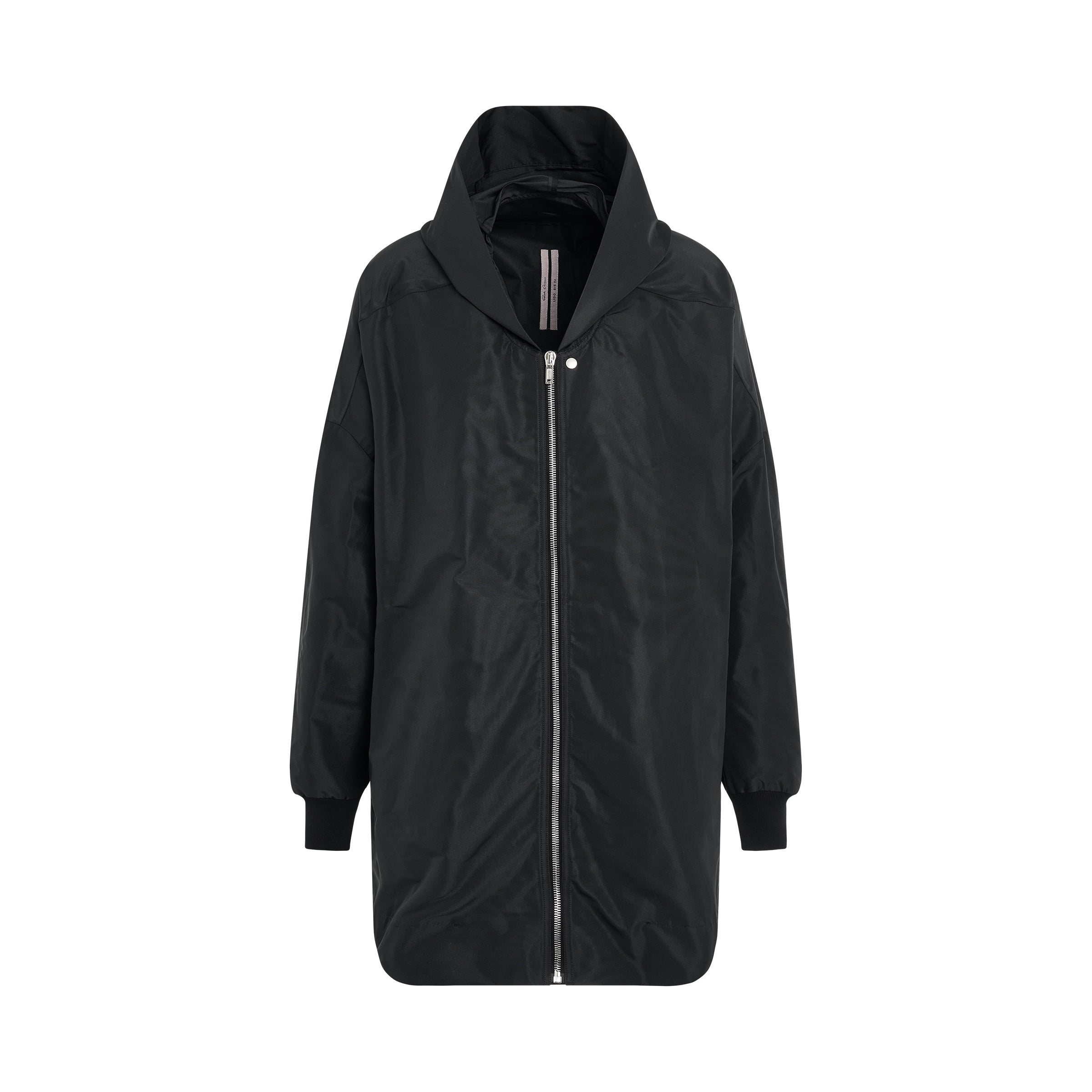 Jumbo Peter Hooded Jacket in Black