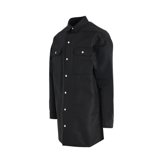 Oversized Outershirt Jacket in Black