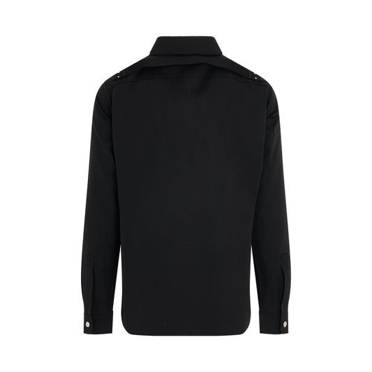 Outershirt Jacket in Black