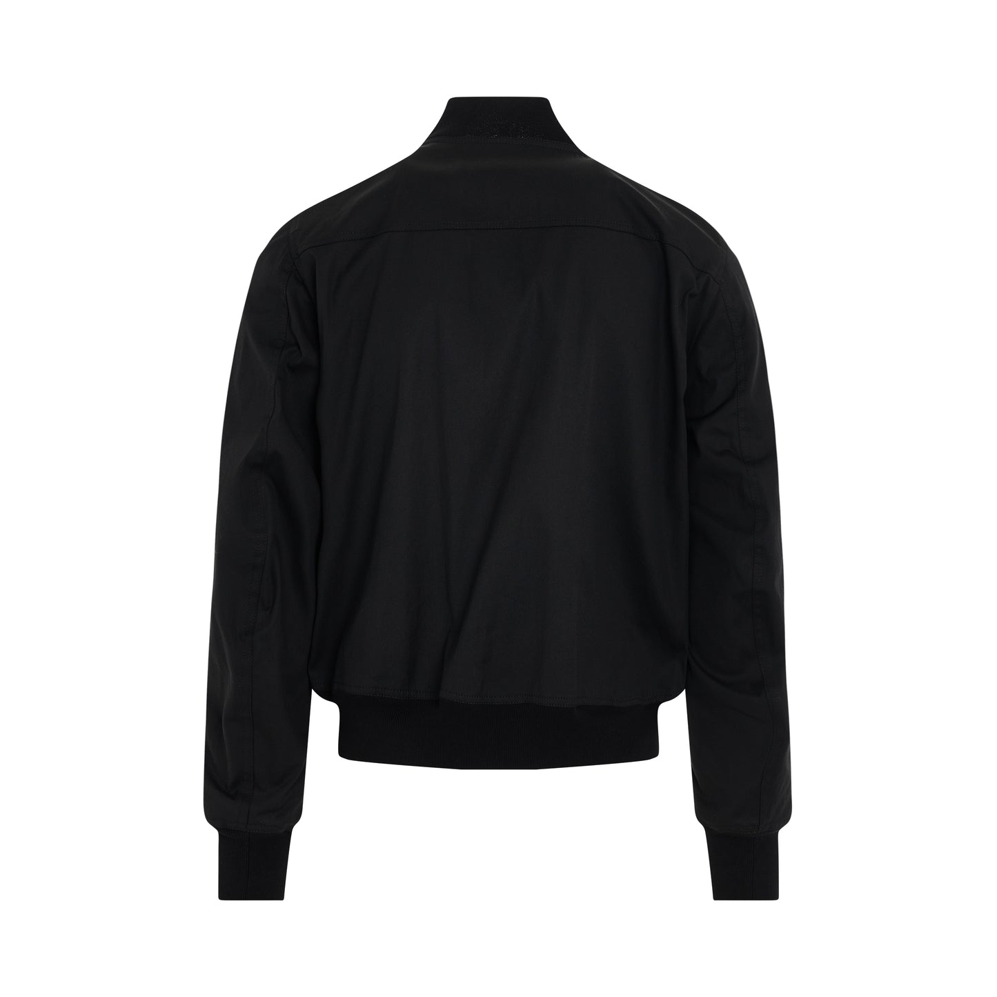 Heavy Cotton Bauhaus Flight Jacket in Black