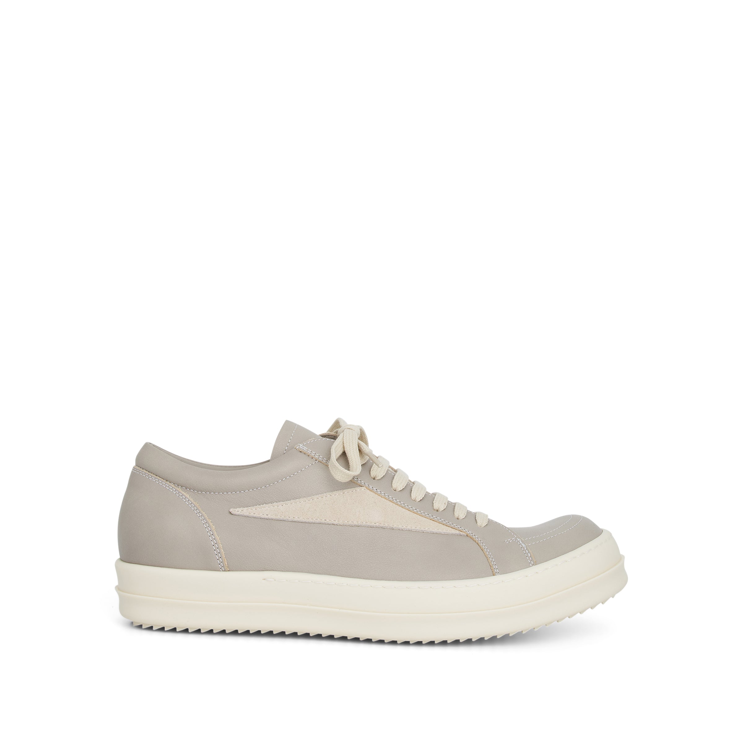 Vintage Leather Sneaker in Pearl/Milk