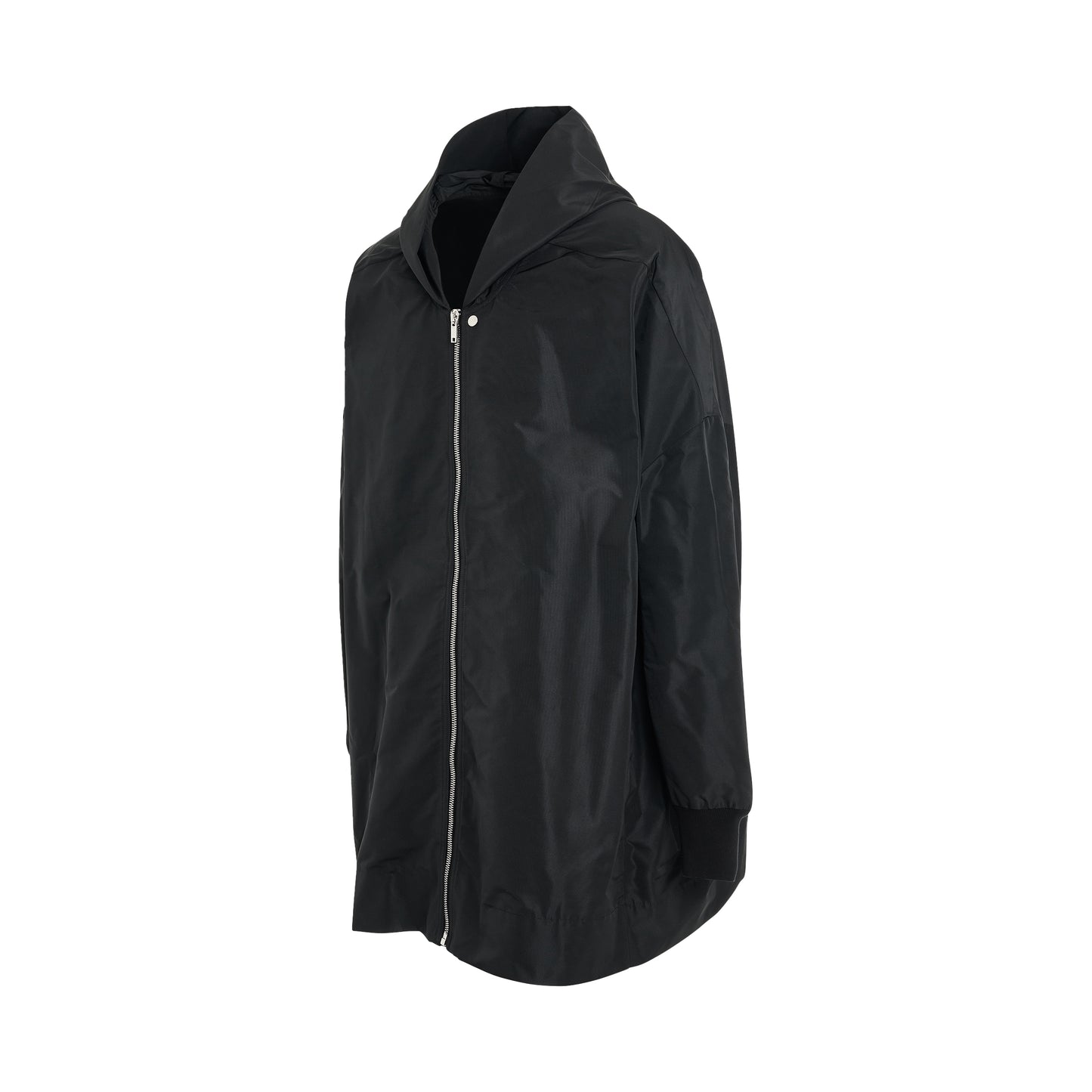 Jumbo Peter Hooded Jacket in Black