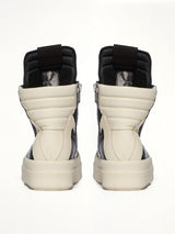 Mega Bumper Geobasket in Black/Milk  | RICK OWENS