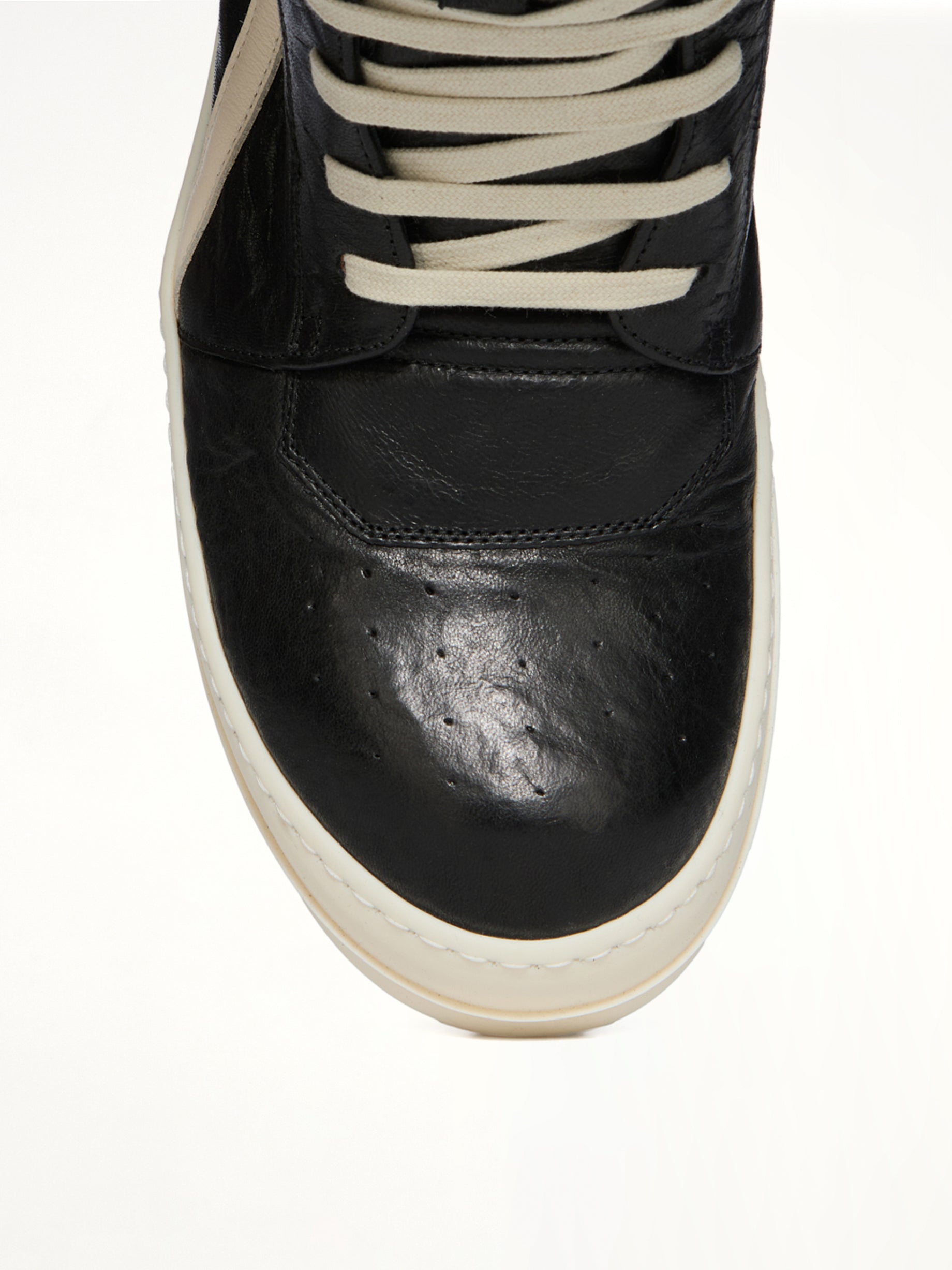 Geobasket in Black/Milk  | RICK OWENS