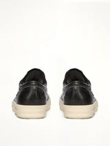 Vintage Lamb Sneaks in Black/Milk  | RICK OWENS
