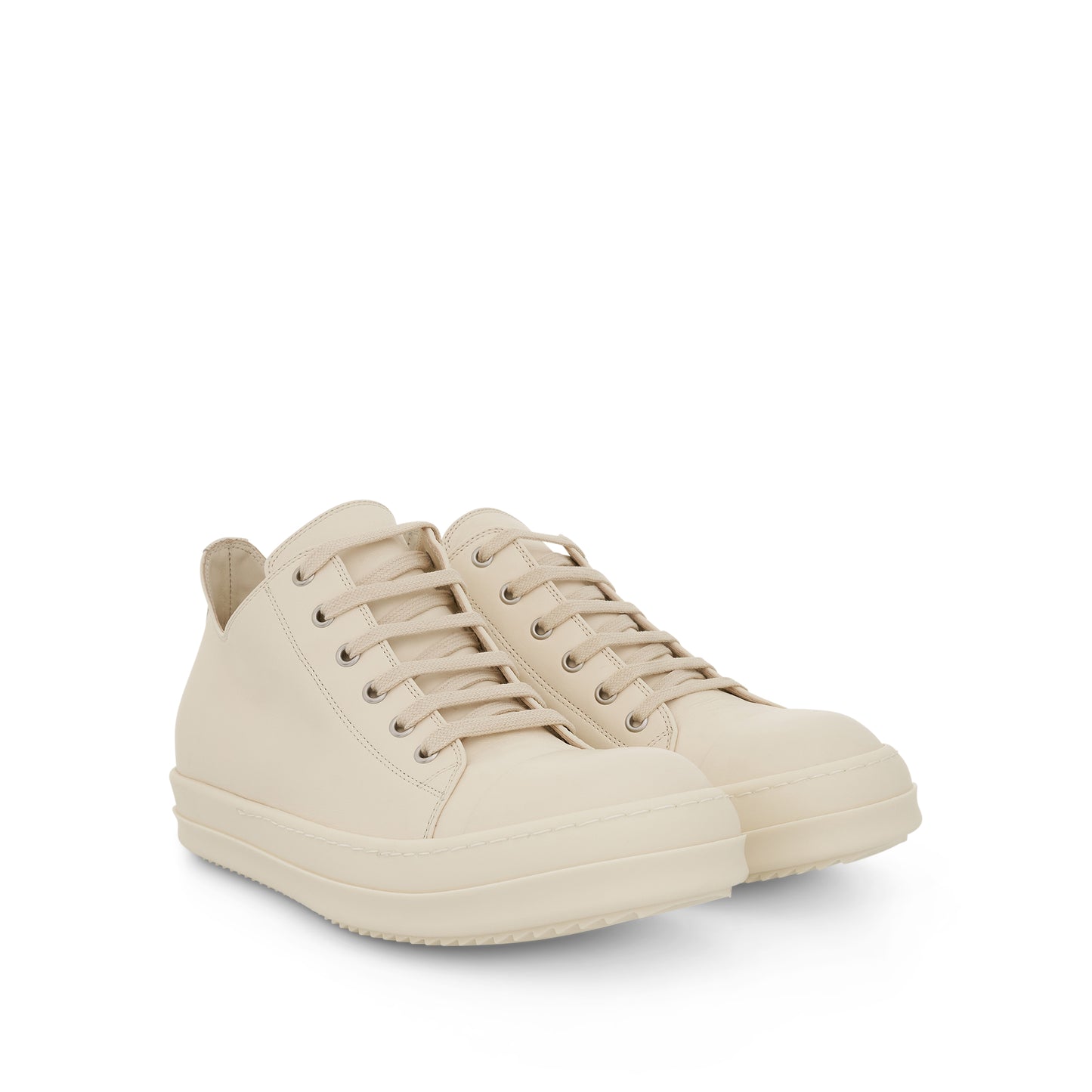 Strobe Low Leather Sneaker in Milk