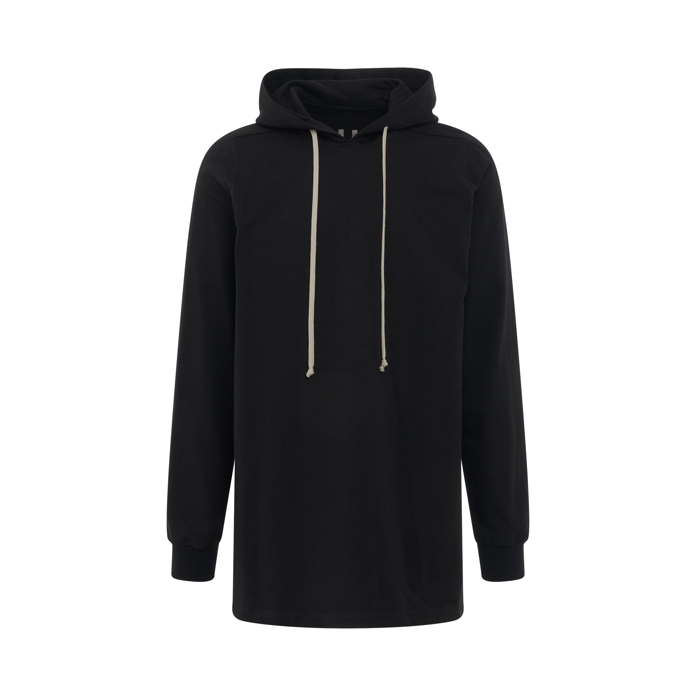 Drawstring Hoodie in Black