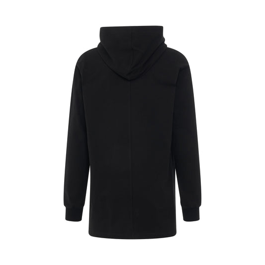 Drawstring Hoodie in Black