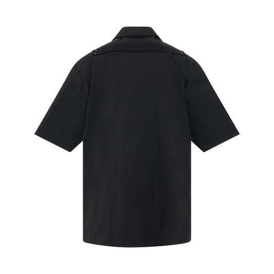 Magnum Tommy Short Sleeve Shirt in Black