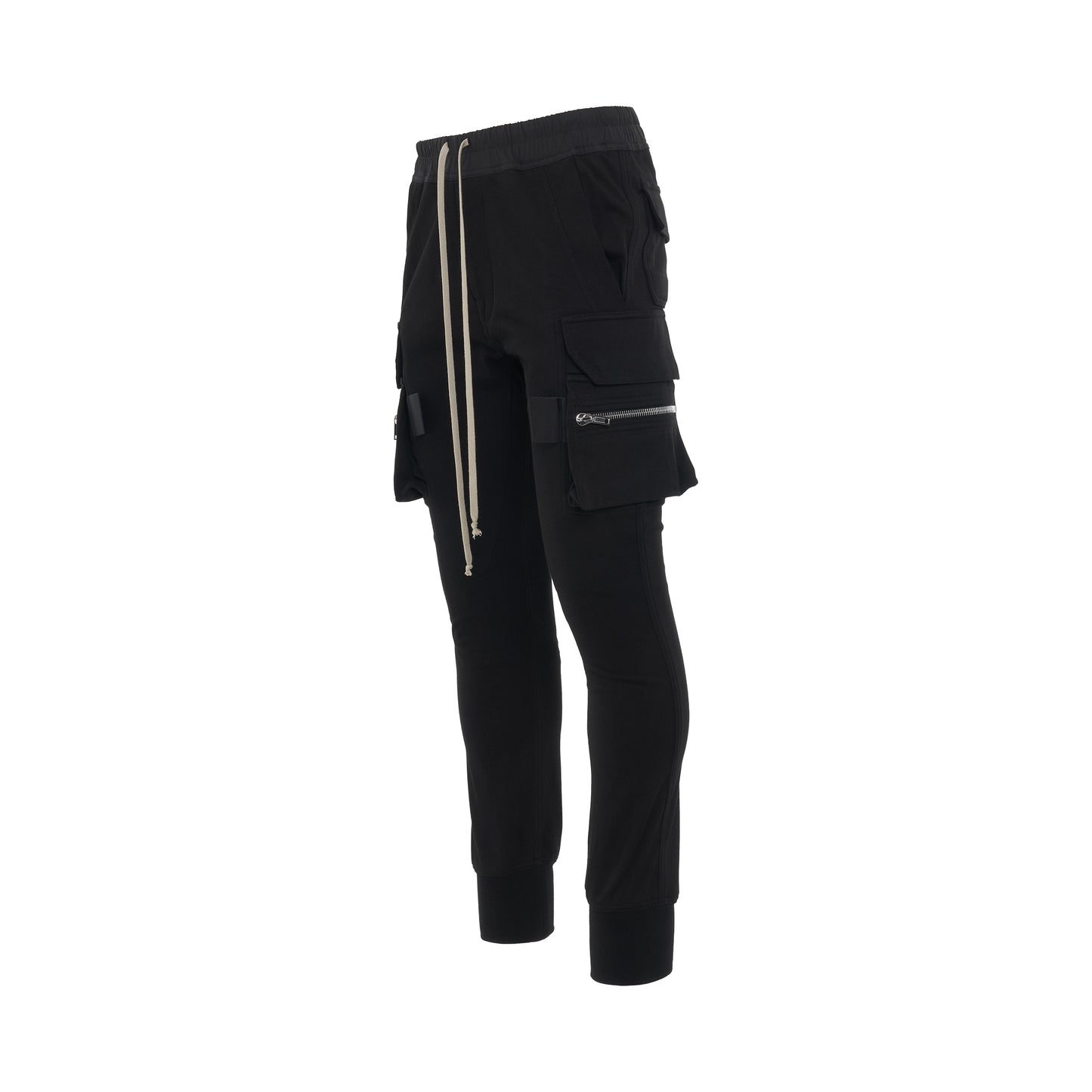 Mastodon Cotton Cargo Pants in Black