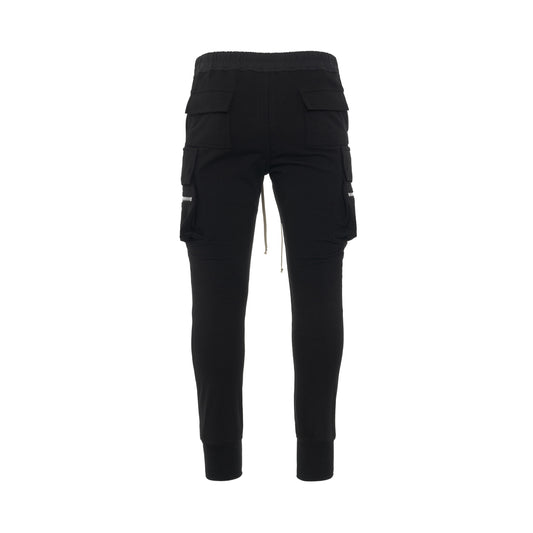 Mastodon Cotton Cargo Pants in Black