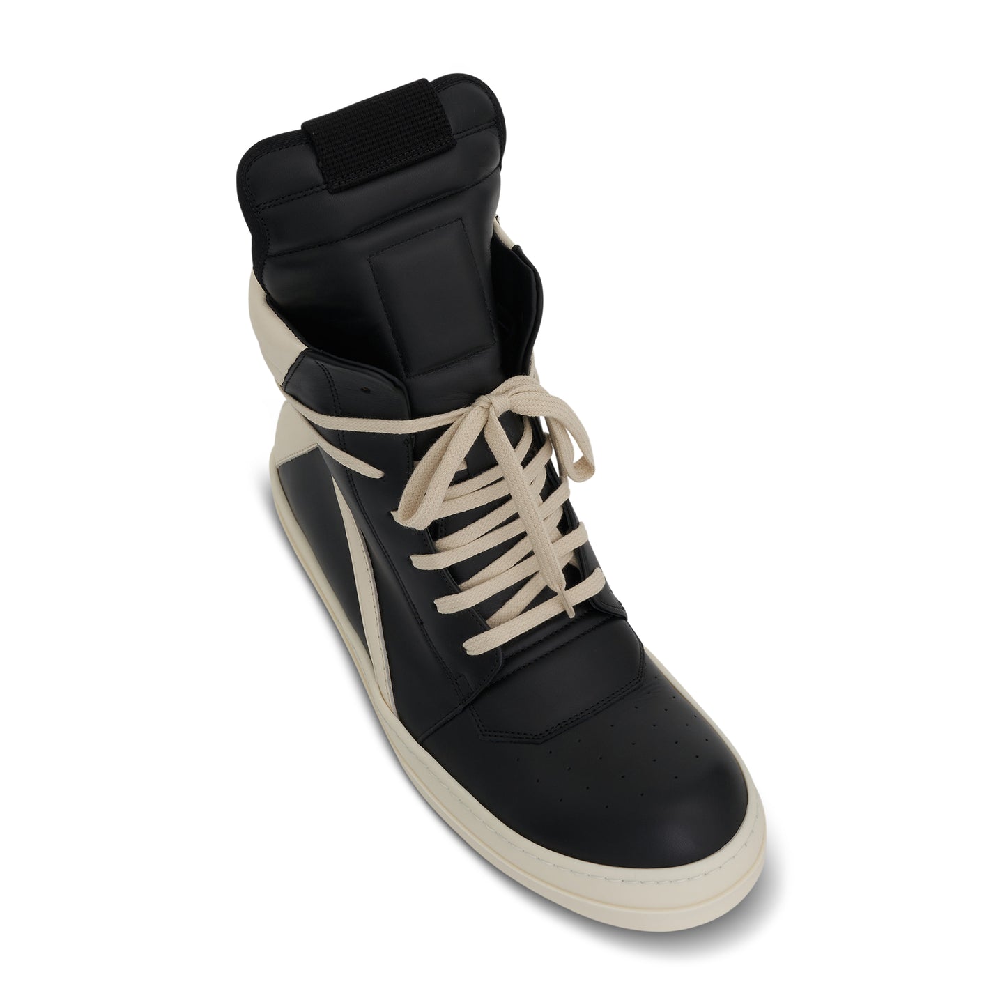 Geobasket Leather Sneakers in Black/Milk